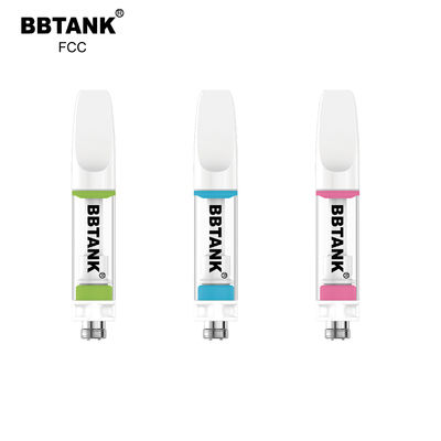 Ningún cartucho de cerámica lleno quemado del aceite de 1.0ml Vape CBD con la batería delgada