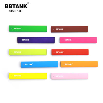 El sistema CBD de la vaina del OEM encierra la pluma de cerámica disponible de Vape de la bobina de la vaina 1ml 0.5ml de BBTANK Vape
