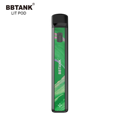 Dispositivo disponible de la vaina del vape de la bobina 1.0ml de la batería recargable del aceite de cerámica del cbd