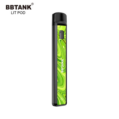 Dispositivo disponible de la vaina del vape de la bobina 1.0ml de la batería recargable del aceite de cerámica del cbd