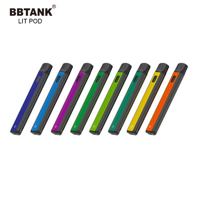 Dispositivo disponible de la vaina del vape de la bobina 1.0ml de la batería recargable del aceite de cerámica del cbd