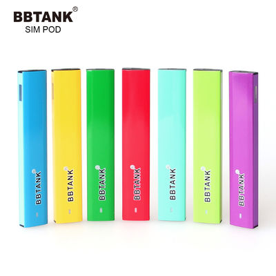 Aleación de aluminio disponible de la vaina del dispositivo del FDA 3.5V 0.8g CBD Vape
