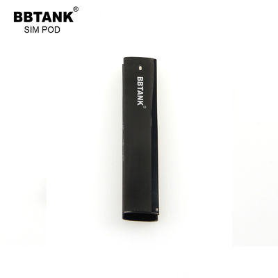 el dispositivo disponible electrónico de los cigarrillos CBD Vape del humo 0.5gram electrochapó negro