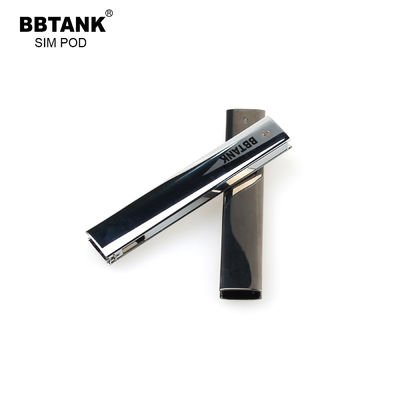el dispositivo disponible electrónico de los cigarrillos CBD Vape del humo 0.5gram electrochapó negro