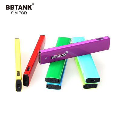 Pluma delgada bonita del vaporizador 1ML, equipos del arrancador del cigarrillo de 1.5ohm E