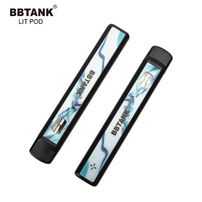 Dispositivo disponible cargable de la vaina del vape del tanque de cerámica grueso 1.0ml del aceite del thc del cbd del delta 8