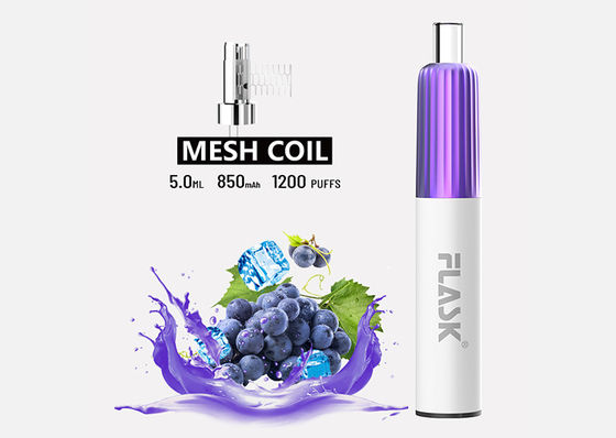 El sabor 5ml 1200 sopla los sistemas disponibles ROHS de la vaina de Vape aprobados