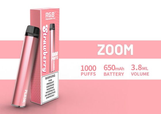 ENFOCA la estabilidad 1000puffs de alta calidad 650mah 304 Stianless de los dispositivos de Vapepen de la disposición de acero
