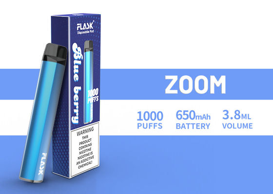 Vapenation 1000puffs 650 Mah Cotton Organic de DisposableVapepen del ENFOQUE
