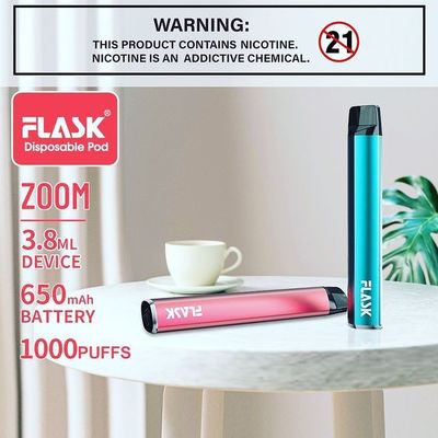 Vapenation 1000puffs 650 Mah Cotton Organic de DisposableVapepen del ENFOQUE