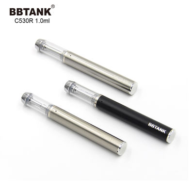 Dispositivo disponible de plata de 1.0ml CBD Vape, pluma de Vape del aceite de 1.5ohm CBD