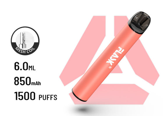 Capacidad grande disponible de la batería 850Mah del meshcoil de los soplos 1500puffs de VapePen de la mejor circulación de aire de F900 P6