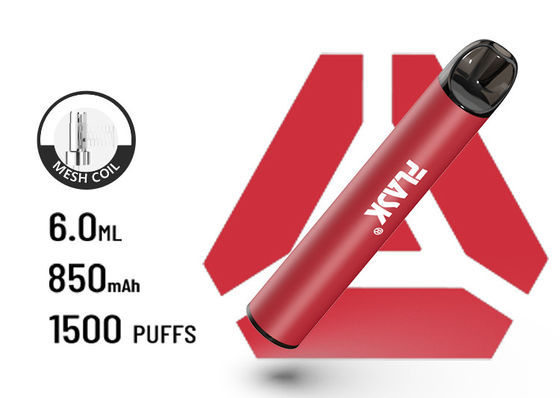Capacidad grande disponible de la batería 850Mah del meshcoil de los soplos 1500puffs de VapePen de la mejor circulación de aire de F900 P6