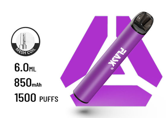 Capacidad disponible del jugo de la bobina 6.0ml de la malla de la pluma 1500puffs de Vape del vapenation del freshvape de F900 P6