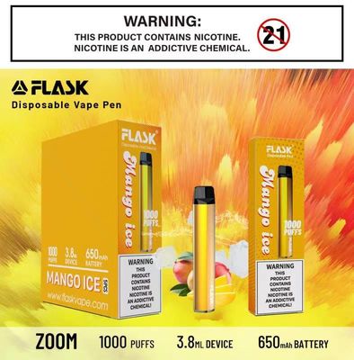 ENFOCAN la estabilidad de los dispositivos de Vapepen de la disposición y el mejor líquido de la calidad 1000puffs 650mah 3.8ml