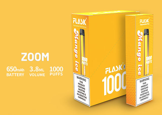 El funcionamiento estable Vapepen Alemania de los dispositivos de la disposición del ENFOQUE hizo la boquilla 650mah 3.8ml 1000puffs de la PC