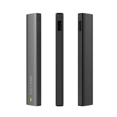 Negro electrónico recargable del vapor de la vaina del atomizador 1.2ohm del cigarrillo
