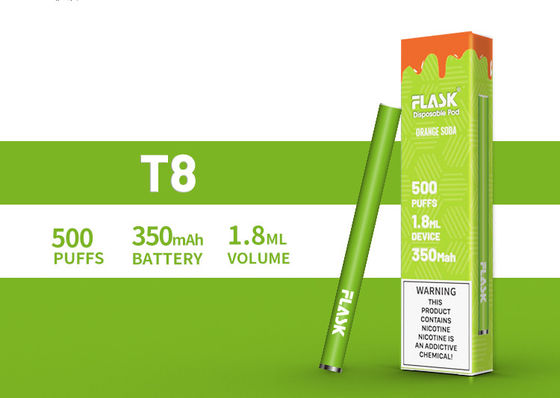 los cigarrillos líquidos electrónicos 1.8mL pre llenaron el vaporizador disponible de la vaina
