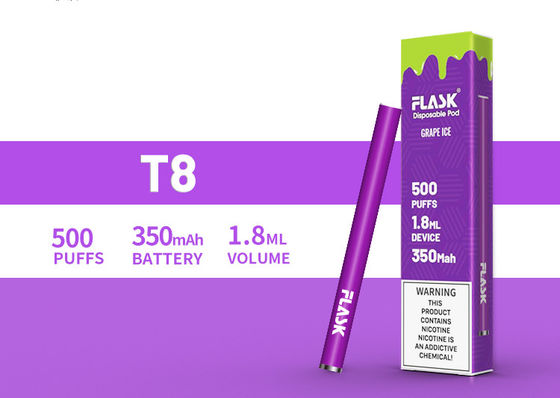 los cigarrillos líquidos electrónicos 1.8mL pre llenaron el vaporizador disponible de la vaina