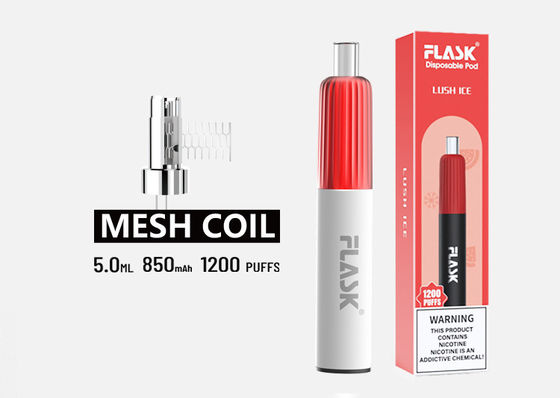 El mango hermético del melocotón condimentó el cigarro electrónico disponible de los soplos de la pluma 1200 del vaporizador