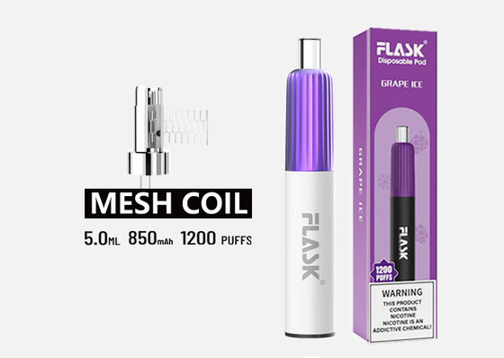 El CE 304SS condimentó la pluma del vaporizador, palillo disponible de Vape de 1200 soplos