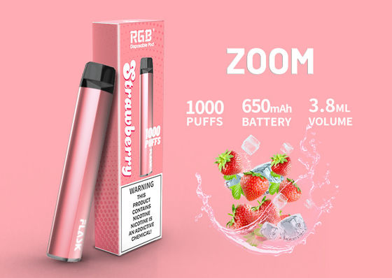 cartucho de cerámica del aceite 1000puffs, cartucho de 3.8ml 650 Mah Flavored CBD Vape