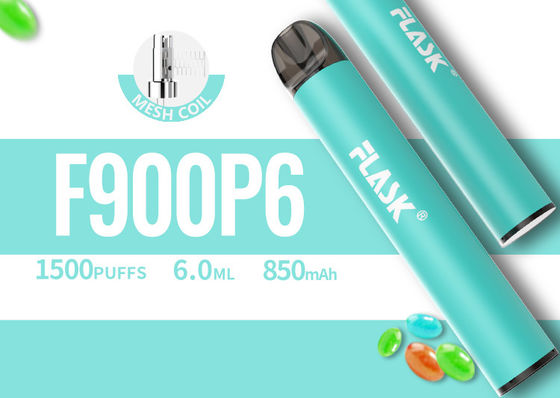 dispositivo disponible de la vaina de 6.0ml Vape, pluma disponible de 1500puffs Vape