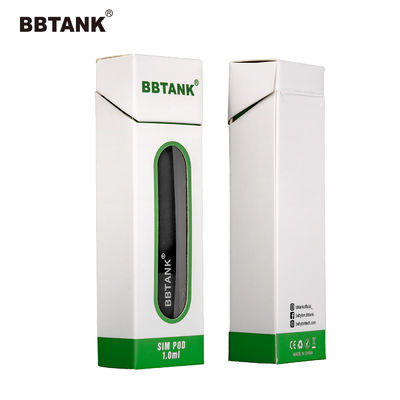 Cartulina de papel CBD Vape Pen Boxes Embossing Printing de Eco