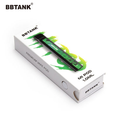 Cartulina de papel CBD Vape Pen Boxes Embossing Printing de Eco
