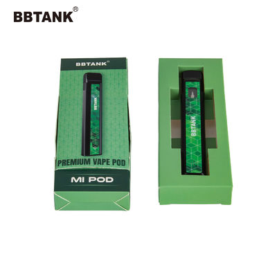 Caja de Art Paper Vape Pen Packaging del delta 9, caja de papel de cartucho de THC