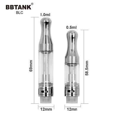 Cartucho del aceite del OEM CBD, prueba de la salida del cartucho del aceite del cáñamo 0.5ml