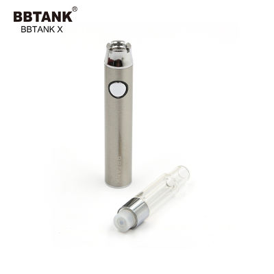 bobina de cerámica del cartucho 510 de cristal del aceite de 1.0ml THC con la batería delgada