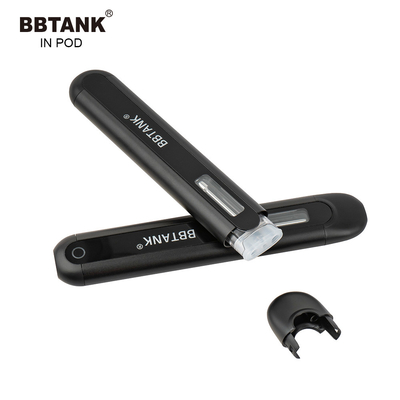 BBTANK EN la vaina de cerámica disponible de Vape de la bobina del dispositivo 2ml de Vape del aceite de destilado de la VAINA THC con los procesos 100% del control de calidad