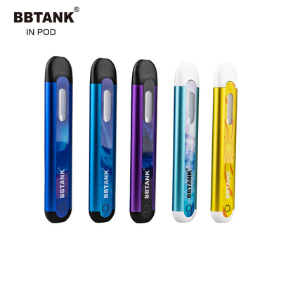 Cartucho de cerámica de la boquilla de Vape de la vaina del dispositivo del delta 8 del aceite disponible plano 2ml Cbd de Thc