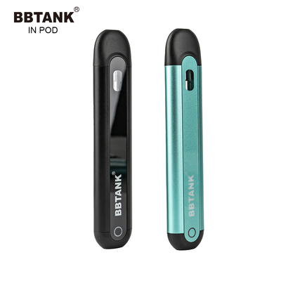 BBTANK EN la vaina de cerámica disponible de Vape de la bobina del dispositivo 2ml de Vape del aceite de destilado de la VAINA THC con los procesos 100% del control de calidad