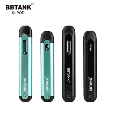 BBTANK EN la vaina de cerámica disponible de Vape de la bobina del dispositivo 2ml de Vape del aceite de destilado de la VAINA THC con los procesos 100% del control de calidad