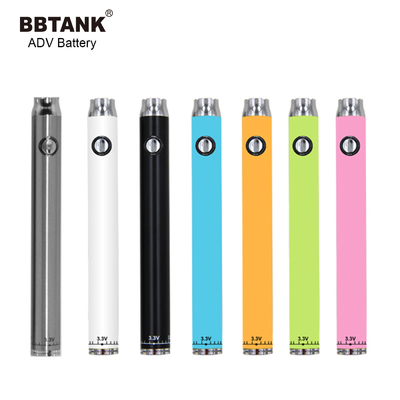El botón de la batería del cig de 510 E precalienta la batería ajustable recargable de los ADV 510 de los voltajes BBTANK