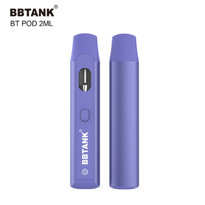 Vaina disponible 2.0ml de BBtank Vape con el botón para el delta grueso 8 HHC del aceite del cáñamo