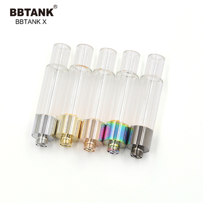 Cartucho de cristal lleno original al por mayor 0.5ml 1,0 de la fábrica de BBTANK 2,0 gramos, 510 hilo, aceite de la viscosidad de la amplia gama del ajuste