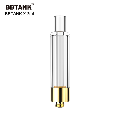 bobina de cerámica del cartucho del aceite de 2ml CBD todos los 510 cartuchos de cristal de Threa el ningún escaparse