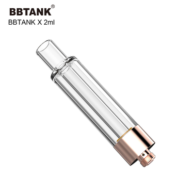 bobina de cerámica del cartucho del aceite de 2ml CBD todos los 510 cartuchos de cristal de Threa el ningún escaparse