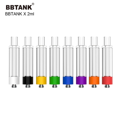 bobina de cerámica del cartucho del aceite de 2ml CBD todos los 510 cartuchos de cristal de Threa el ningún escaparse
