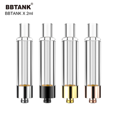 BBtank 2.0ml todo el atomizador de cristal del hilo del cartucho 510 para el aceite grueso del cáñamo