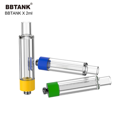 BBtank 2.0ml todo el atomizador de cristal del hilo del cartucho 510 para el aceite grueso del cáñamo