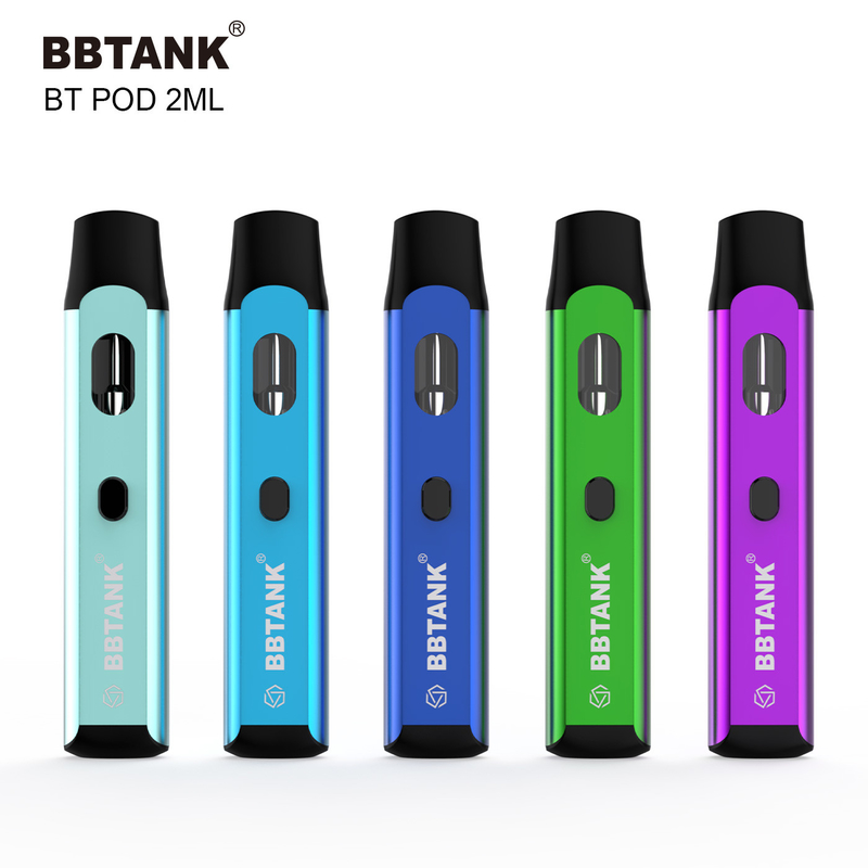 Vaina disponible 2.0ml de BBtank Vape con el botón para el delta grueso 8 HHC del aceite del cáñamo